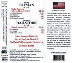 Elfman / Hailstork - Elfman: VIolin Concerto Eleven Eleven (Sandy Cameron (Violin) - Stewart Goodyear (Piano / & Hailstork: Piano Concerto No.1 // American Classics)