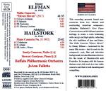 Elfman / Hailstork - Elfman: Violin Concerto ´Eleven Eleven´ (Cameron Sandy / Goodyear Stewart)