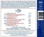 Lane Philip - Sleighbell Serenade and other works (Butler Verity / Royal Ballet Sinfonia)
