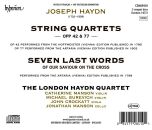Haydn Joseph - String Quartets Op.42 & 77: Seven Last Words (London Haydn Quartet, The)