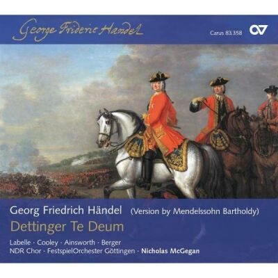 Händel (arr. Mendelssohn) / Haydn - Händel: Dettinger Te Deum Hwv 283 (NDR Chor - Nicholas McGegan (Dir / & Haydn: The Storm - Cherubini: Chant sur la mort de Joseph Haydn)