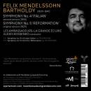 Mendelssohn Bartholdy Felix - Symphonies Nos. 4 & 5 (Kossenko Alexis / Arte dei Suonatori)