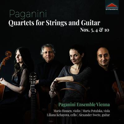 Paganini Niccolo - Quartets for Strings and Guitar Nos.5, 4 & 10 (Paganini Ensemble Vienna)