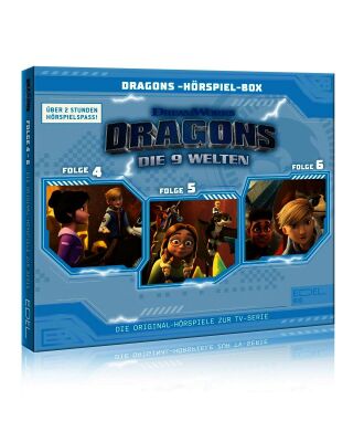 Dragons - Die 9 Welten - Dragons-Die 9 Welten Hörspiel-Box,Folge 4-6
