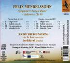 Mendelssohn Bartholdy Felix - Symphony No 4 En La Majeur Italienne,Op.90 (Savall Jordi / Concert des Nations Le)