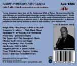 ANDERSON Leroy - Blue Tango: Very Best Of Leroy Anderson Light Cla (Concert Orchestra / Iain Sutherland (Dir))