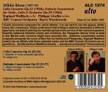 Rozsa Miklos - Cello Concerto op.32 - Sinfonia Concertante op.29 (Wallfisch Raphael / Graffin Philippe)