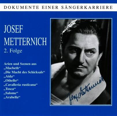 Verdi Giuseppe / u.a. - Josef Metternich (Metternich Josef / 1915-2005 - 2. Folge)
