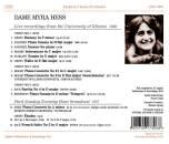 Schubert Franz / u.a. - Dame Myra Hess: Live recordings from the Universit (Hess Myra / University of Illinois Sinfonietta / u.a.)