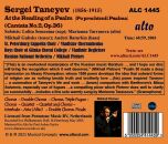TANEYEV Sergei - At The Reading Of A Psalm (Lolita Semenina (Sopran) - Marianna Tarrasova (Alt / Cantata No.2,Op.36)