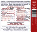 Komitas Vardapet / Arutiunian / Khachaturian / Abr - Armenian Brilliance (Nikolay Madoyan (Violine) - Armine Grigoryan (Pian)