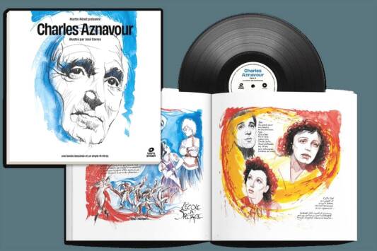 Aznavour Charles - Vinyl Story (LP & Hardback Illustrated Book)