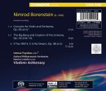 Borenstein Nimrod - Violin Concerto / If You Will It (Ashkenazy Vladimir)