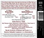 Walton William (Arr.) / u.a. - Walton: Cello Concerto (Serova Anna / Haydn Orchestra of Bolzano and Trento / arr. for Viola - Molinell)