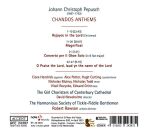 Pepusch Johann Christoph - Chandos Anthems (The Girl Choristers of Canterbury Cathedral -, The)