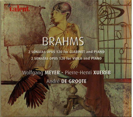 Brahms Johannes - 2 Sonatas for Clarinet and Piano - 2 Sonatas for V (Meyer Wolfgang / Xuereb Pierre-Henri / u.a.)