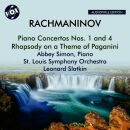 Rachmaninov Sergei - Piano Concertos Nos.1 & 4: Rhapsody On A Theme Of (Abbey Simon (Piano) - St. Louis Symphony Orchestra)