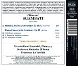 Sgambati Giovanni - Piano Concerto in G minor - Sinfonia festiva (Damerini Massimiliano / Orchestra Sinfonica di Roma / u.a.)