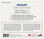 Mozart Wolfgang Amad - Sonates Pour Violon Et Piano (Yang/Vitaud)