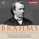 Brahms Johannes - Symphonies Nos 1 And 3 (Gardner Edward)