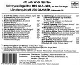 Schwyzerörgeli-Trio Glauser Urs - 20 Yohr Uf De Pischte
