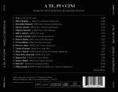Puccini Giacomo - A Te,Puccini! Songs For Voice And Piano (Angela Gheorghiu (Sopran) - Vincenzo Scalera (Pian)