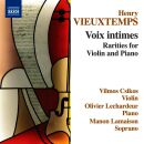 VIEUXTEMPS Henry - Voix Intimes: Rarities For Violin And...
