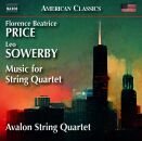 Price F.B. / Sowerby - Music For String Quartet (Avalon String Quartet)