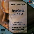 Beethoven Ludwig van - Sinfonie 1 & 2 (Marriner...