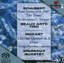 Schubert Franz / Mozart Wolfgang Amadeus - Forellenquintett: Klarinettenquintett (Beaux Art Trio - Pieterson Quartet)