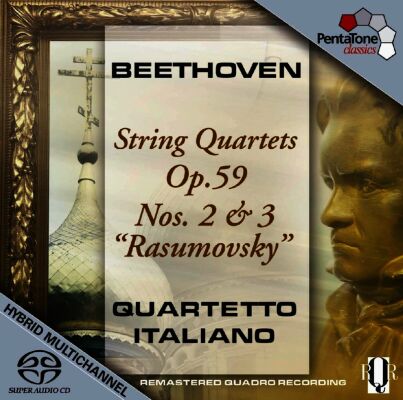 Beethoven Ludwig van - Streichquartette Op.59 Nr.2 & 3 (Quartetto Italiano)