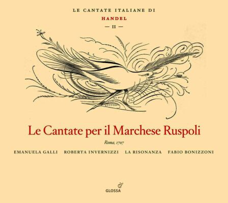 Händel Georg Friedrich - Italienische Kantaten Vol. II: Kantaten Für March (La Risonanza / Bonizzoni / Inverizzi / Galli)