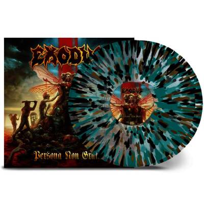 Exodus - Persona Non Grata (Clear Gold Black Turquoise Splat)