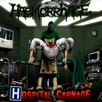 Haemorrhage - Hospital Carnage (Kelly Green / Black, Bone Whit)