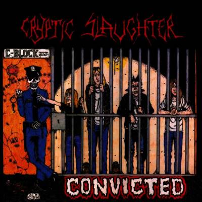 Cryptic Slaughter - Convicted (Black Ice / Red, White, Cyan B)