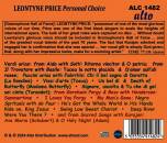 Verdi Giuseppe / u.a. - Personal Choice (Price Leontyne)