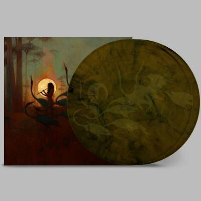 Alcest - Les Chants De Laurore (black/yellow marbled/etched with poster)