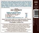 Silvestrov Valentin - Symphony For Violin And Orchestra Widmung (Janusz Wawrowski (Violine) - Jurgis Karnavicius (P / Postludium for Piano and Orchestra)