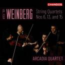 Arcadia Quartet - String Quartets Nos 6,13 And 15