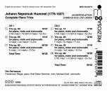 Hummel Johann Nepomuk - Complete Piano Trios (Trio Parnassus)