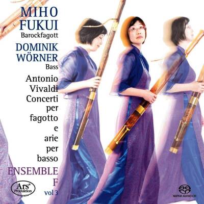Vivaldi Antonio - Concerti per fagotto - Vol.3 (Miho Fukui (Barockfagott) - Dominik Wörner (Bass))