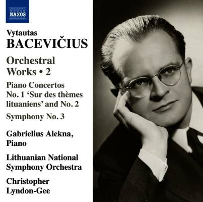 BACEVICIUS Vytautas - Orchestral Works: Vol.2 (Gabrielius Alekna (Piano) - Lithuanian National Sy)