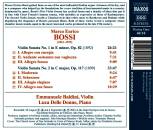 Bossi Marco Enrico - Violin Sonatas Nos. 1 And 2 (Emmanuele Baldini (Violine) - Luca Delle Donne (Pi)
