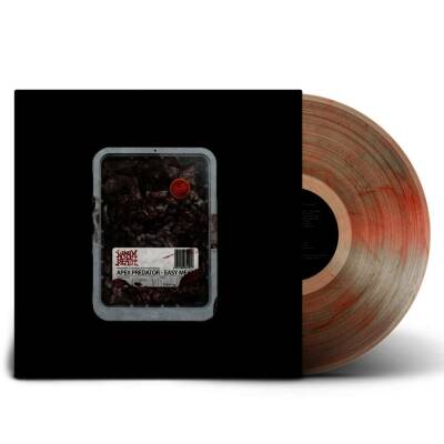 Napalm Death - Apex Predator: Easy Meat (Clear Red Black Marbled)