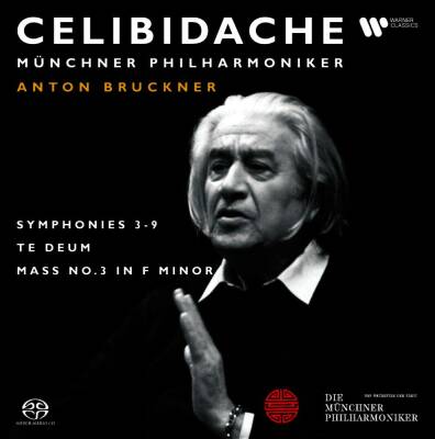 Bruckner Anton - Sinfonien Nr.3-8,Te Deum,Messe Nr.3 (Celibidache Sergiu / MPH / 12 SACD,Remastered)