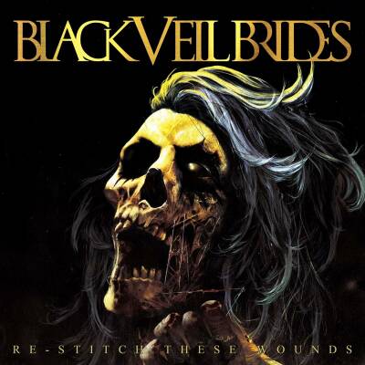 Black Veil Brides - Re-Stitch These Wounds / Clear LP with neon yellow & black Splatter / Clear Lp)