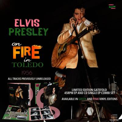 Presley Elvis - On Fire In Toledo: 1956 (Pink Vinyl & CD)