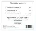 Gernsheim Friedrich - Piano Concerto op.16: Cello Concerto op.78: Zu e (Triendl Oliver / Hülshoff Alexander)