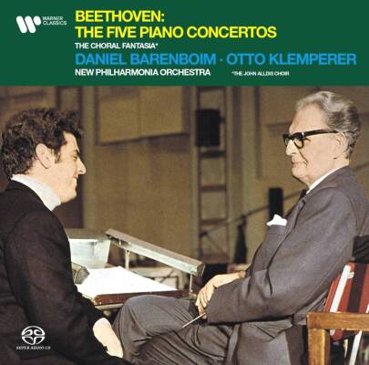 Beethoven Ludwig van - Die 5 Klavierkonzerte/Choral-Fantasie (Barenboim Daniel / Klemperer Otto / u.a.)