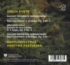 Duranowski August Fryderyk / u.a. - Violin Duets (Fras Bartlomiej / Pastuszka Martyna)